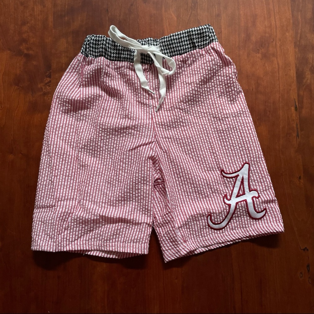 Bama Roll Tide Seersucker Swim Trunks